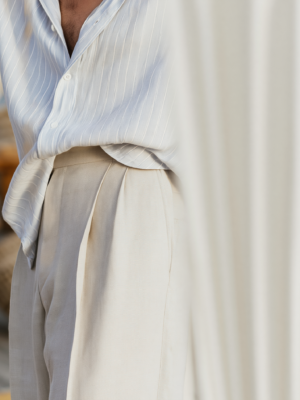 Relaxed Fit Cotton Trousers